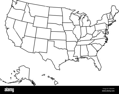 Challenges of Implementing MAP Black and White Map of USA